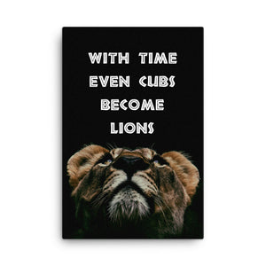 Cubs to Lions Canvas